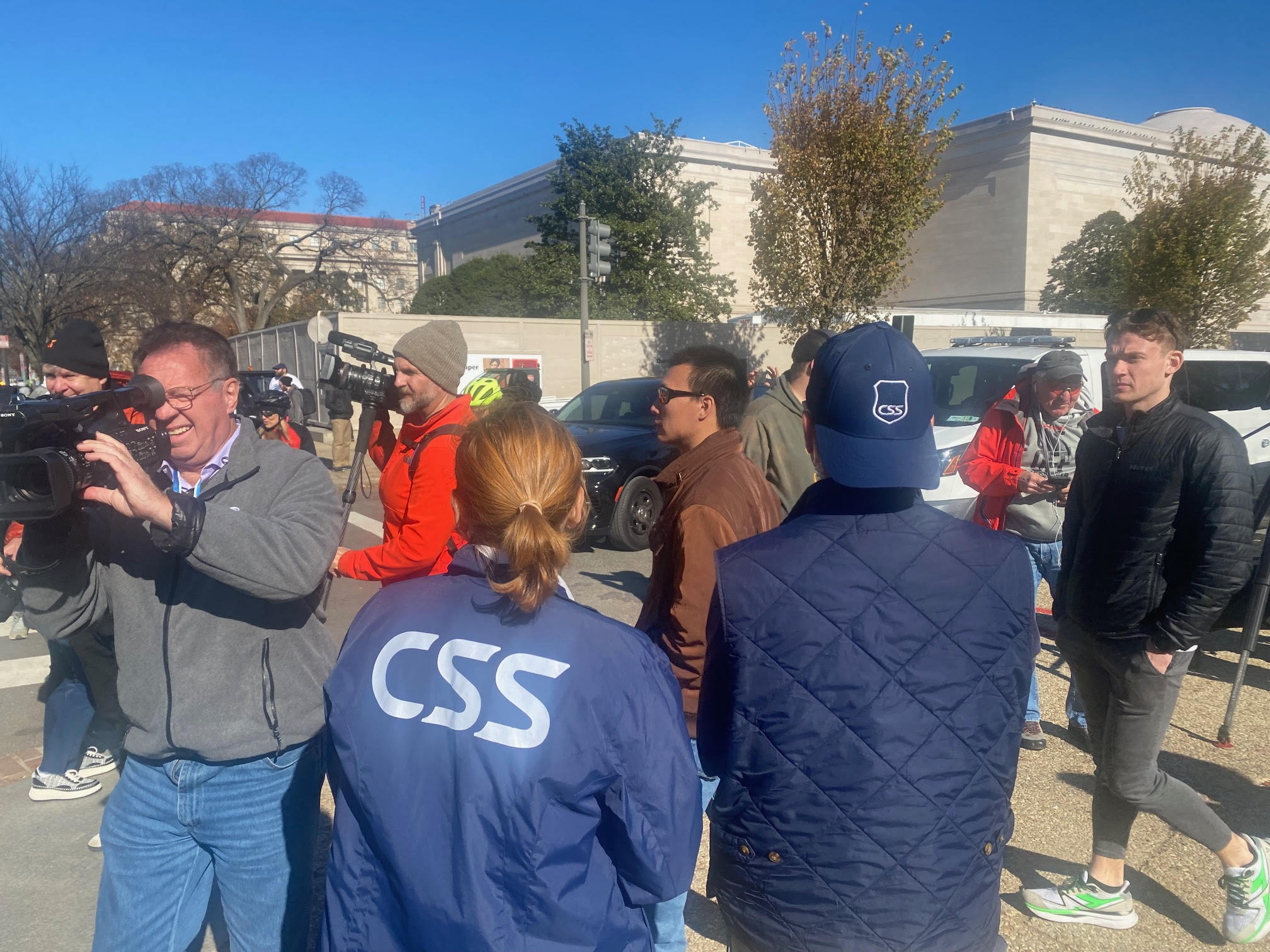 Community Security Service (CSS) Volunteers and Leadership Offer Protection at Rally for Israel